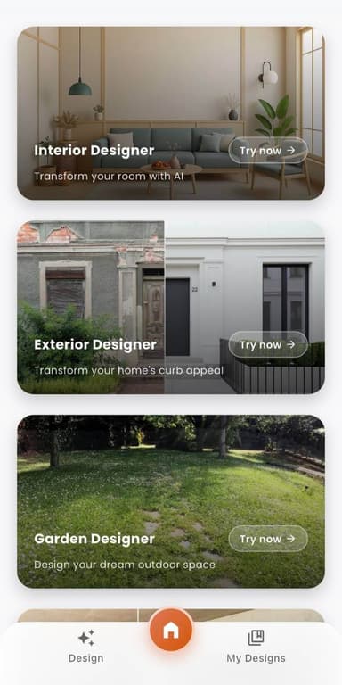 Decor Home AI - #1 AI Interior Design App | Transform Your Home Free