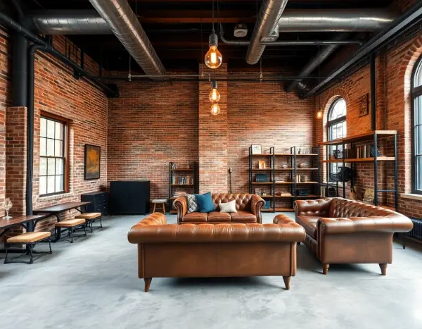 Industrial style - AI Interior Design App example by Decor Home AI