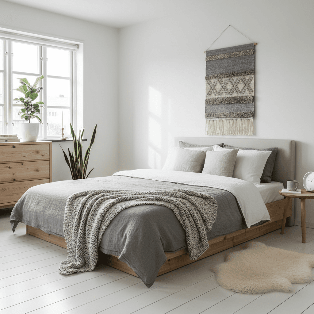 Scandinavian style room designed with Decor Home AI - AI Interior Design App